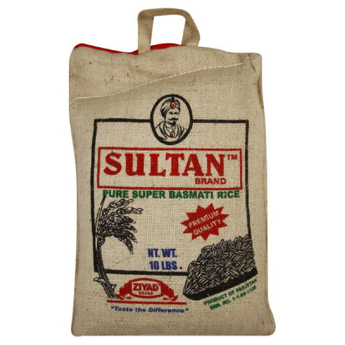 Sultan Basmati Rice, 10-pounds