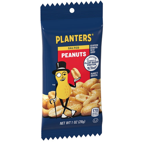 (48 1-ounce packs) Planters Salted Peanuts