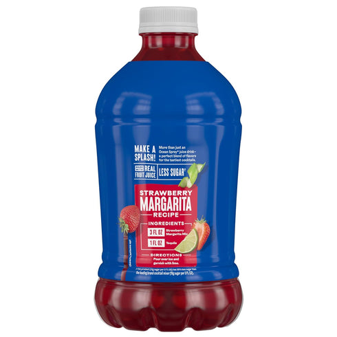 32 Oz (Pack 2) Ocean Spray Strawberry Margarita Cocktail Mixer, Drink Mixer Made with Real Fruit Juice, Fl Bottle
