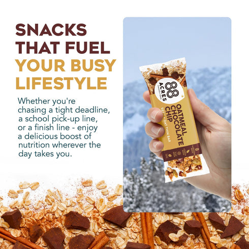 88 1.6 OZ ACRES Oatmeal Chocolate Chip Seed & Oat Bar