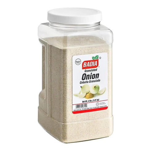 Badia Granulated Onion, 4 Pound Cebolla Granulada, for Cooking, Grilling & Marinades,