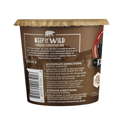 2.12oz (Pack 12) Kodiak Cakes Instant Protein Chocolate Chip Oatmeal in a Cup