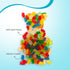 Gummy 3 Gummies Gummies Gummy Gummi NY Spice Shop Triple Layer Bears Bulk - Pound Bears Candy - Fruit Snacks - Chewy