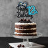 Video Game Happy 12th Birthday Cake Topper - Blue Cake Supplies for Boy's 12th Birthday Party - Game On Level Up