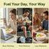 xapuo 500g 3 Chia Seeds Apple Banana Milk Oatmeal, Instant Hot Cereal, Ways To Prepare, Quick Breakfast For Home Office