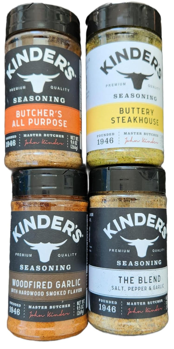 HUBZ KINDERs Pantry Essentials Seasoning Set, 4-Pack, 10.5 oz The Blend, 9.5 oz