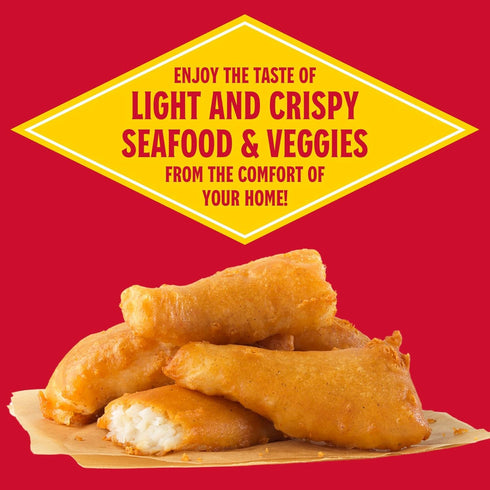 8.5 oz (Pack 3) Louisiana Fish Fry Products, Beer Batter Mix