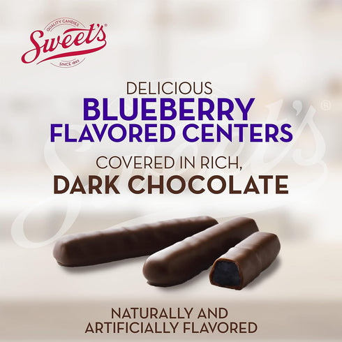 10.5 oz (Pack 3) Sweet Candy Company Dark Chocolate Fruit Flavored Sticks - Gourmet Chocolate Covered Sticks, Orange