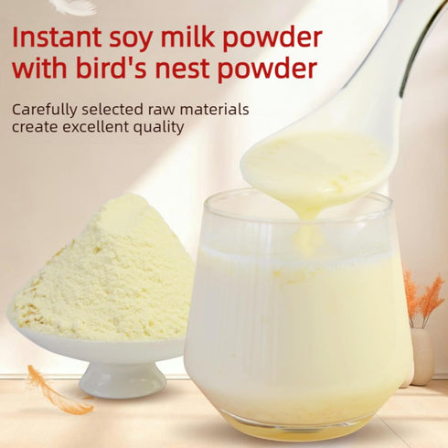 500g Bird's Nest Tremella Soybean Milk Powder Pure Brewing Instant Nutritious Breakfast