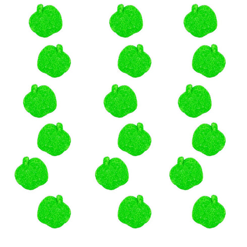 Gummi Gummies (4.4 Fruidles Frosted Sour Green Apples Candy, Delicious Sugar Coated Fruit Flavors Pounds)
