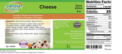 Larissa Veronica (8 oz, 528999) Cheese Flavor Extract ZIN: