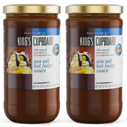 King's Cupboard Sea Salt Hot Fudge Chocolate Sauce - The Perfect Hot
