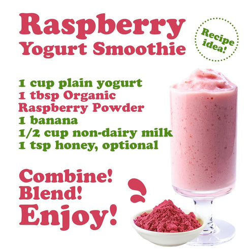 1 Food to Live Organic Raspberry Juice Powder, Pound Non-GMO, Raw, Vegan, Bulk, Rich in Essential Amino Acids, Fatty
