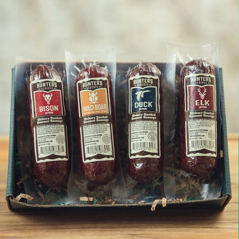 Hunters Reserve Summer Hunters Delight Open Season Gift Box - Taste Of The Wild Sausage