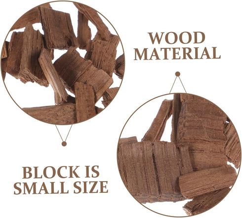 1bag SOLUSTRE Oak Chips for Wine Making Natural Wooden Chips to Flavor and Home Brewing Accessory