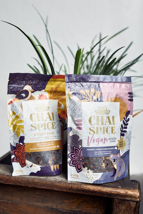 Chai Spice Sticky Chai, 250g 16 Serves, 100% Natural Whole Spices, Sugar Free, Gluten Free, No Additives