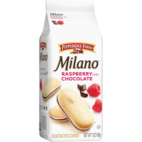 7 oz. Pepperidge Farm Milano Cookies, Raspberry Chocolate, Bag