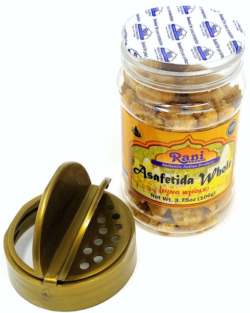 Rani Asafetida (Hing) Whole 3.75oz PET Jar - All Natural, Salt Free, Vegan, Non-GMO Indian Spice