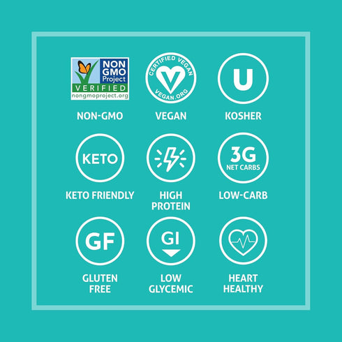0.9oz (Pack 10) The Only Bean High Protein Snacks, Healthy Snacks for Adults and Kids, Vegan and Low Carb Snacks