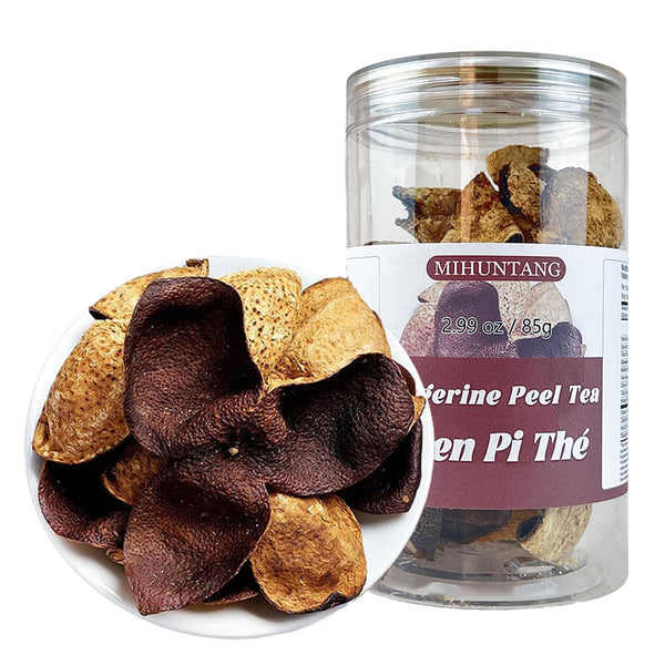 MIHUNTANG Dried Matured Mandarin Peel 3oz 10 Years Dried Citrus Peel Xinhui Tangerine