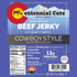3 3 oz Centennial Cuts Beef Jerky Cowboy Style - High Protein, Zero Sugar & Zero Carbs, Simple Ingredients Snack