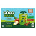 Pack, 3.2 oz (Pack 20), GoGo squeeZ No Sugar Added Applesauce and Fruit Puree Variety Apple & Cinnamon, Pouches