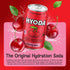 12 OZ 12 Pack HYODA Cherry Soda, Gluten Free and Vegan Sparkling Electrolyte Drink, Made with Organic Cherry Juice