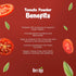 16oz, Organic Dried Tomato Powder with Salt, USDA Certified, Dehydrated, Ground, Great for Baking, Great Souce