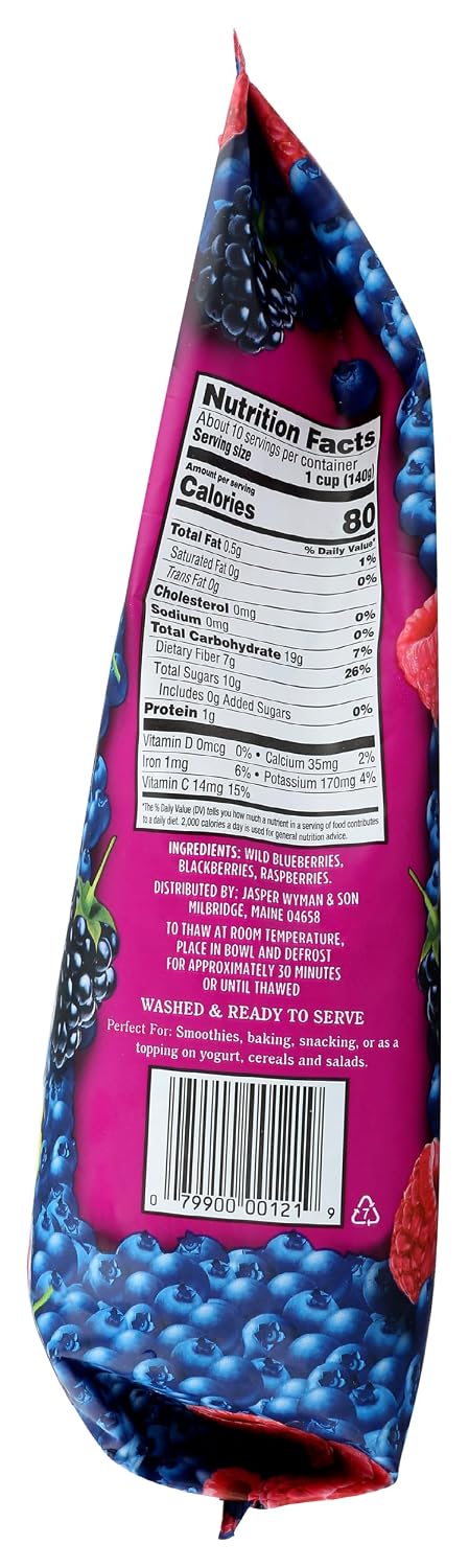 3 48 Wyman's Of Maine, Berry Blend, Ounce