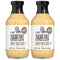 G Hughes Sugar Free Honey Mustard Dipping Sauce, 18 Oz (2-Pack) - Gluten Free, Keto Honey Mustard