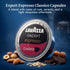 72 Count 100% Lavazza Expert Espresso Classico Capsules Medium Roast Coffee Pods Made with Arabica Beans Compatible