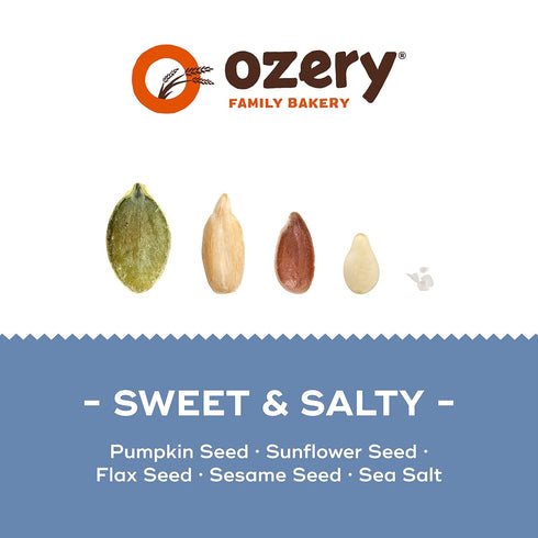 Ozery 5.3 (Pack 2) Bakery, Super Seed Crunch Sweet & Salty Snack Mix, Ounce