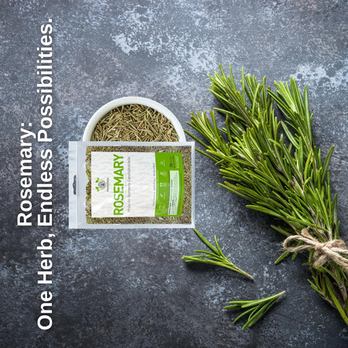 HERBALISTA 3oz (85g) Premium Whole Rosemary Leaves - Hoja de Romero Deshidratada - Aromatic and All-Natural - Perfect