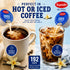 192 Count Pack French Vanilla Coffee Creamer Cups Single Serve Non-Dairy Creamer No Refrigeration Needed Rich Vanilla