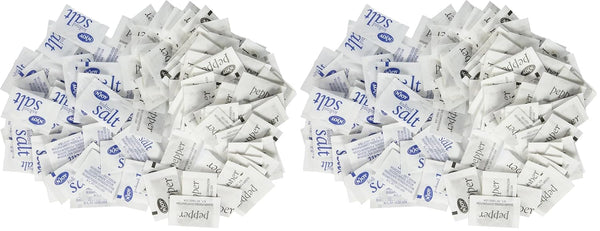 N'JOY Iodized Salt AND Pepper - Salt 1,200 ct., Pepper 800 ct