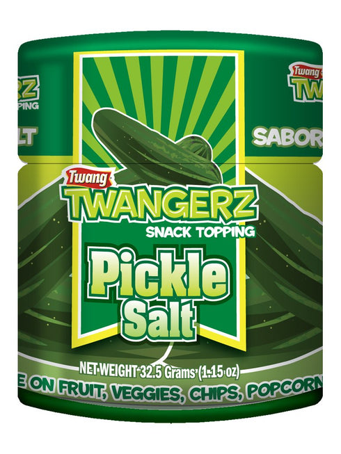 Twang Twangerz Flavored Salt Snack Topping, Pickle, 4 Pack