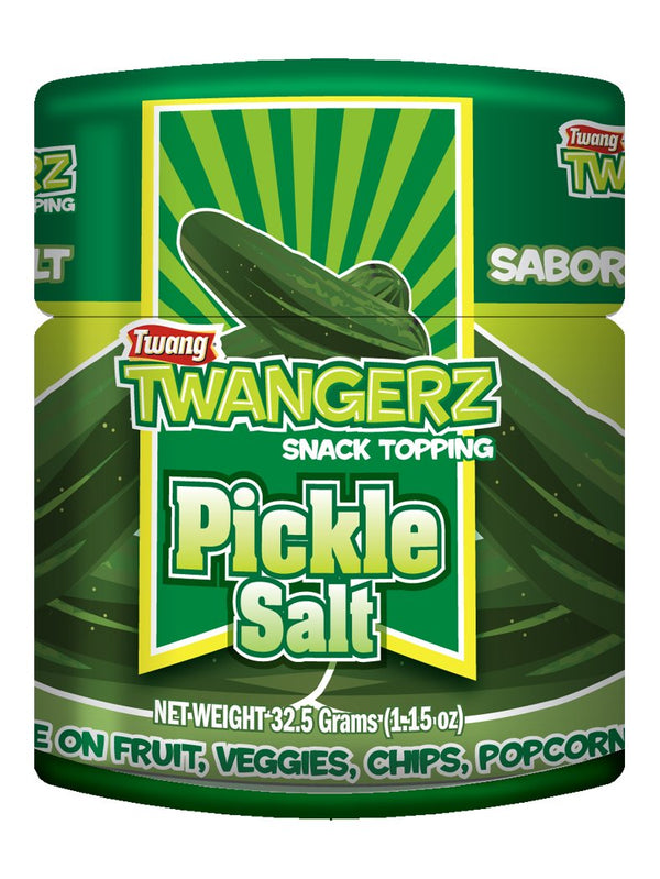Twang Twangerz Flavored Salt Snack Topping, Pickle, 4 Pack