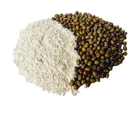 100% 1.76oz/50g Mung Bean Powder, Made From Vigna Radiata - Pure Green Gram, Natural Moong Bean Powder - Net Weight: