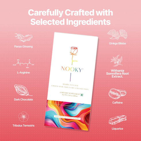 Nooky (Pack 2) LGBTQ+ Special Couple Dark Chocolate of | Mood Boosting Dark Chocolate | Vegan & Gluten-Free | Pride
