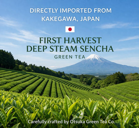300g Otsuka Green Tea Co - First Spring Blend Sencha (Kakegawa First Harvest Deep Steamed Japanese Green Tea)