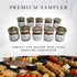 C&J Farms Texas Artisan Seasonings Set- 10 C&J Farms Texas Gourmet Artisan Seasonings Gift of Seasonings Gift Pc.