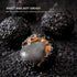 BAYUEDEGUA 100g/3.52oz Mulberry+Black 10 -Sandwich Black Sesame Pill Black Sesame+Black Beans+Black Rice+Black Goji