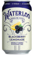 12 Oz (Pack 12) Waterloo Sparkling Water, Blackberry Lemonade Naturally Flavored, Fl Cans of Zero Calories and Zero