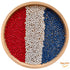 Happy Minds (4 4th Patriotic Sensory Bin Filler cups) | Red, White, and Blue Chickpeas | of July Sensory Play |