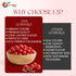 Shimmer 5 NY Spice Shop Red Sixlets Candy - Pound Chocolate Candy Red Balls for Sweet Treats and Dessert Toppings