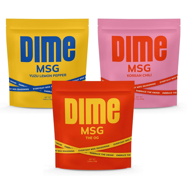 DIME MSG Seasoning (Variety Pack) Umami Seasonings and Spices for Cooking, Grilling
