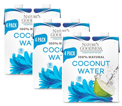 Nature's Goodness Coconut Water No Sugar Added - Unsweetened, Fat Free, Plant-Based
