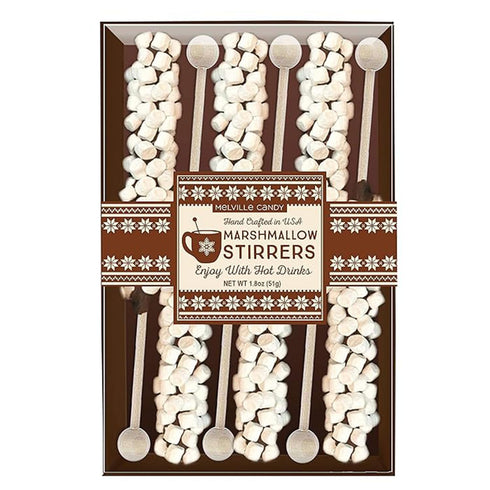 Melville Candy Hot Chocolate Stirrers Gift Set - For Hot Cocoa, Coffee,