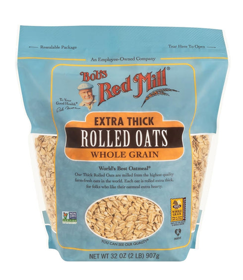 Bob's Red Mill Extra Thick Rolled Oats, 32oz (Pack of 1) -