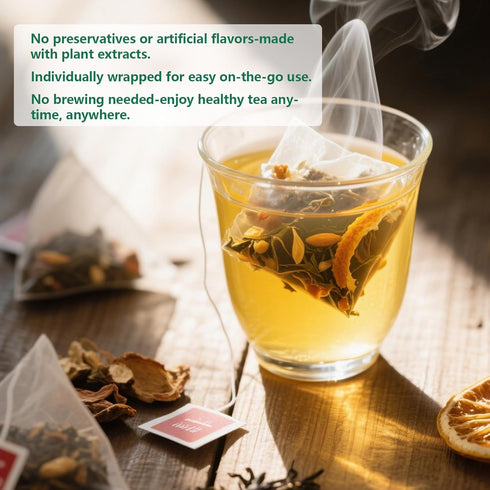 (12 Count) (1pc) Chicory and Gardenia Herbal Tea Bags Caffeine Free, Sugar Free Botanical Tea with Honeysuckle